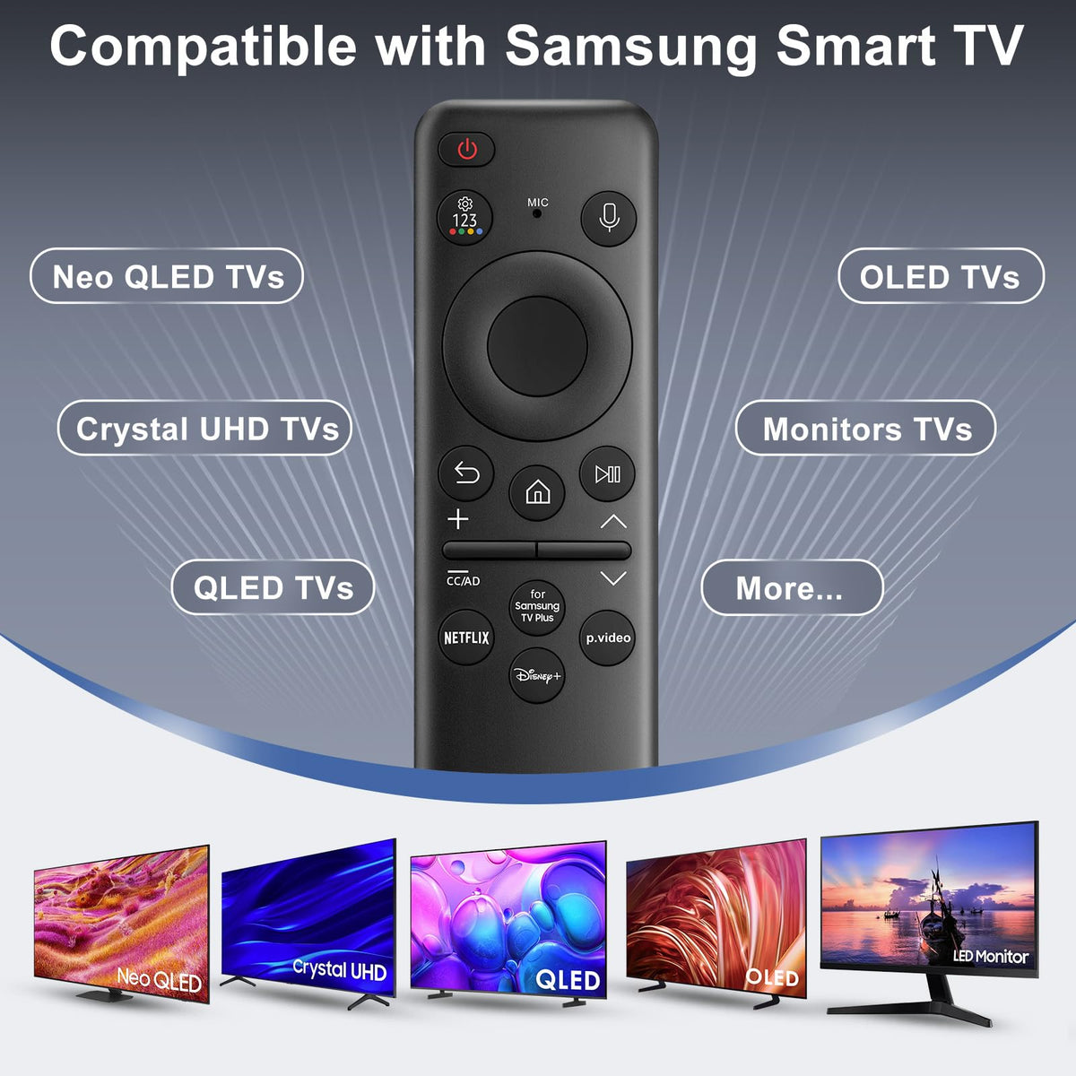 Only for TCL Google TV Remote Control Replacement, Responsive, No Setup