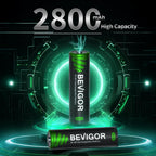 BEVIGOR AAA Rechargeable Batteries 24 Pack - 1100mAh 1500 Cycles High Capacity NiMH Rechargeable Battery AAA, 1.2V Low Self Discharge