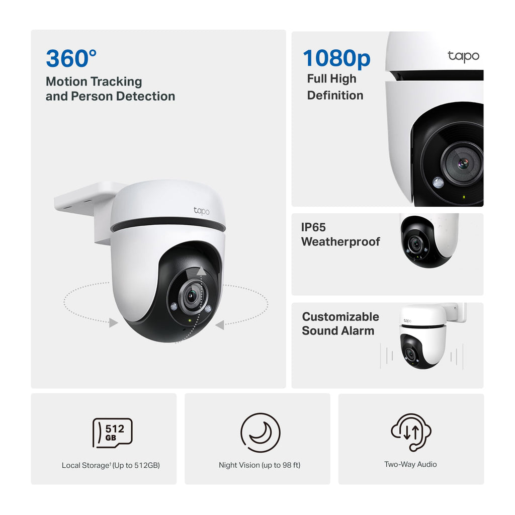 Tapo C530WS 3K 5MP Pan/Tilt Outdoor Security Camera CCTV Camera