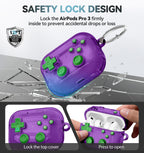 for AirPods Pro 3 Case Cover 2025 with Safety Lock-Clear White