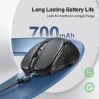TECKNET Bluetooth Mouse, Wireless Mouse Rechargeable