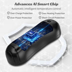 Hand Warmers Rechargeable 2 Pack, 6000mAh, 3 Heat Settings, Black