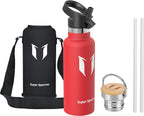 Sparrow Insulated Water Bottle W/Straw -Metal Water Bottles-500ml&750ml&1L