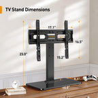 Perlegear Universal Swivel TV Stand Base for 32–70 inch TVs to 99lbs