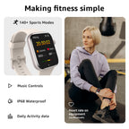 AcclaFit Smart Watch for Men Women Answer/Make Call, 1.85" Smartwatch, Fitness Watch with Heart Rate Blood Pressure Sleep Monitor, IP68 Waterproof Step Counter Compatible with Android IOS Orange