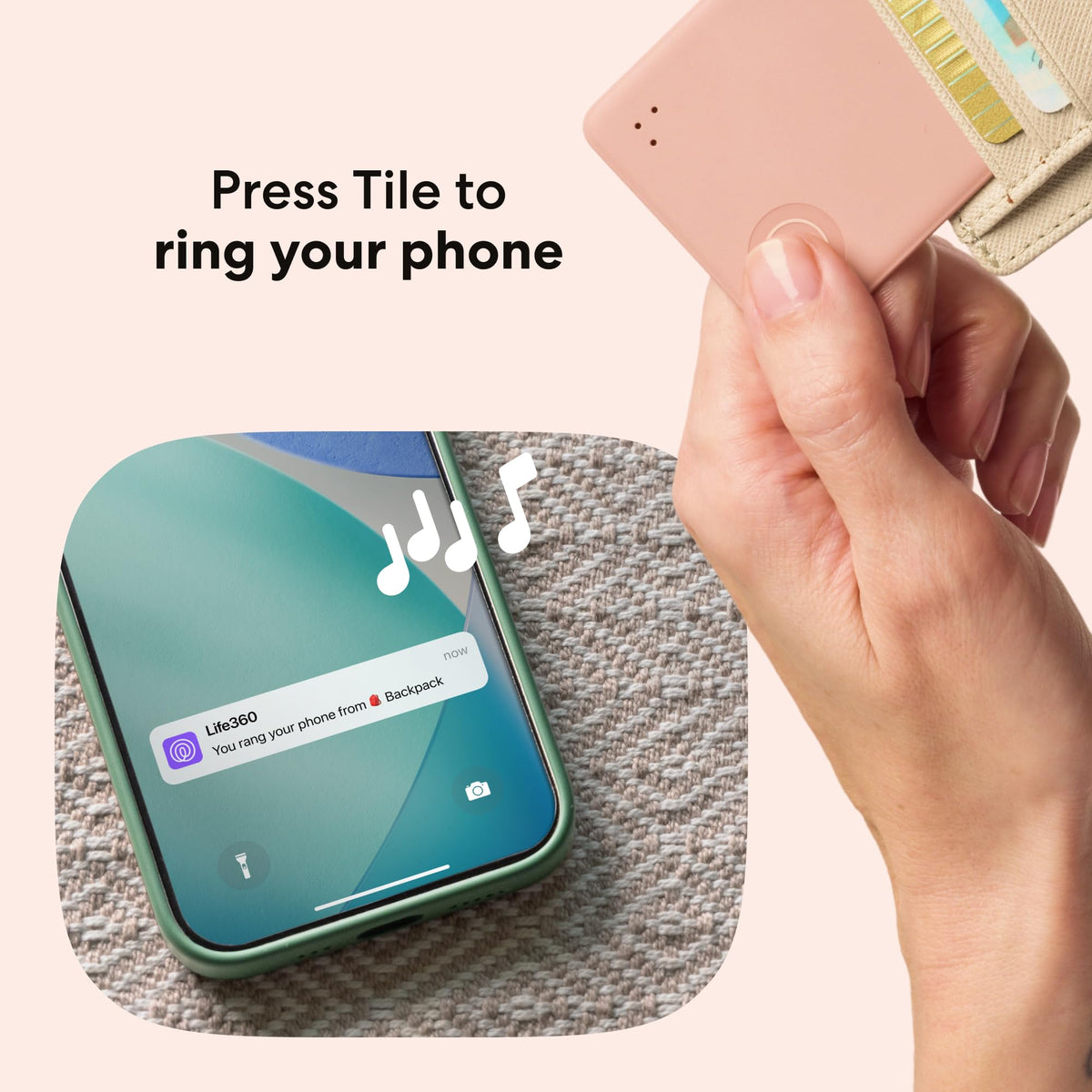 Life360 Tile Slim - Wallet Finder, Bluetooth Tracker and Item Locator for Luggage Tags, Passports and More. Both iOS and Android Compatible. Phone Finder. 1-Pack (Black)