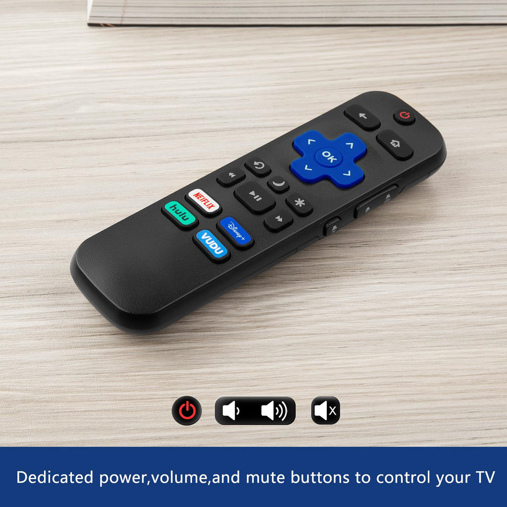 Universal Remote Replacement XRT260 for All VIZIO Smart TV Smartcast 4K P-Series V-Series D-Series M-Series XRT136 XRT140, with Buttons for Netflix Disney Prime Video Hulu (No Voice Function)