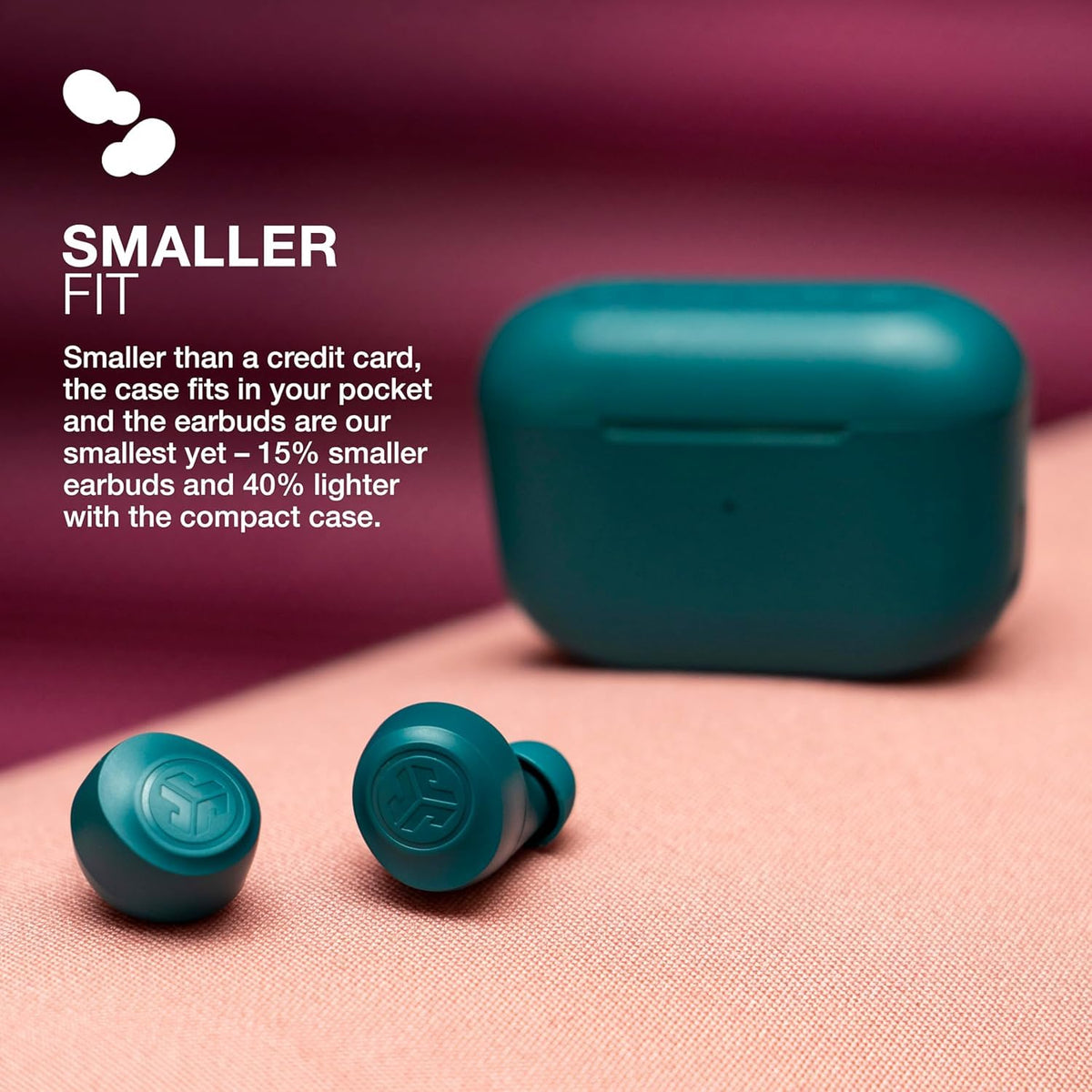 JLab Go Air Pop+ Earbuds, Dual Connect, EQ3 Sound, Black