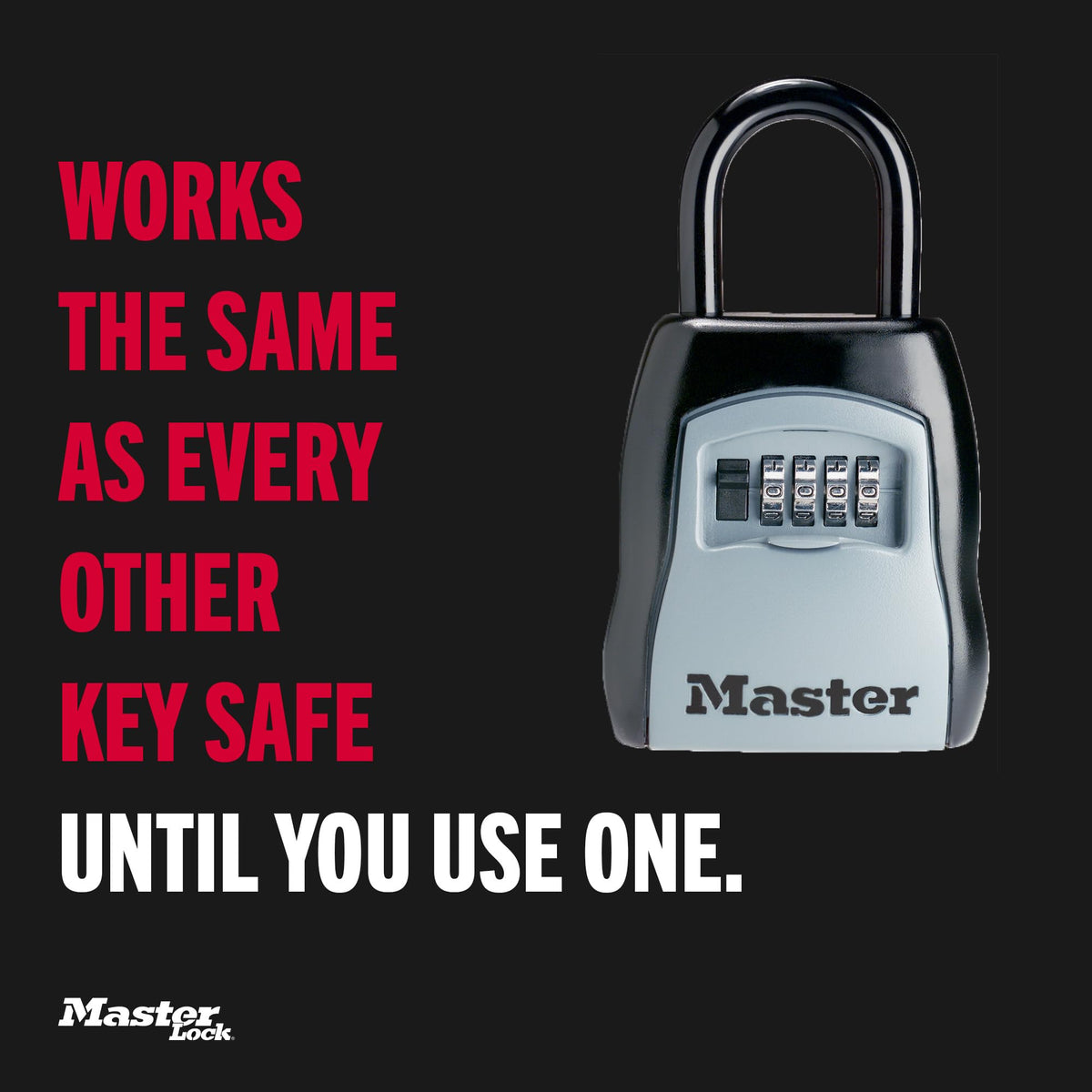 Master Lock Key Safe Wall Mounted, Medium, Outdoor