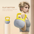 SPORTNOW 4/6/8/10/12kg Soft Kettlebell with Non Slip Handle Grey