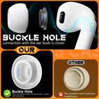 Inesore 4 Pairs Replacement Ear Tips for AirPods Pro 2nd/1st (White)