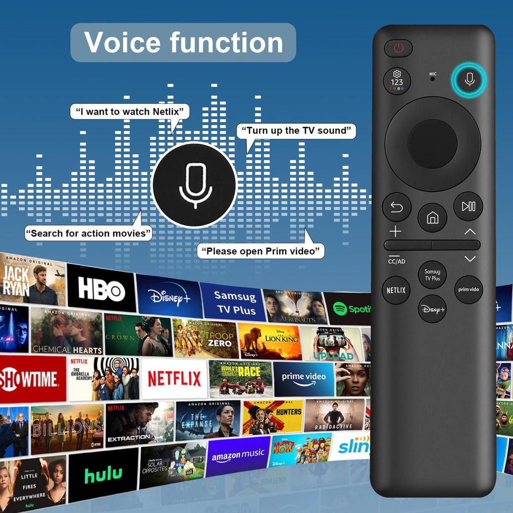 for Samsung-Smart-TV-Remote-Replacement, Universal for All Samsung TVs (BN59-01315A)