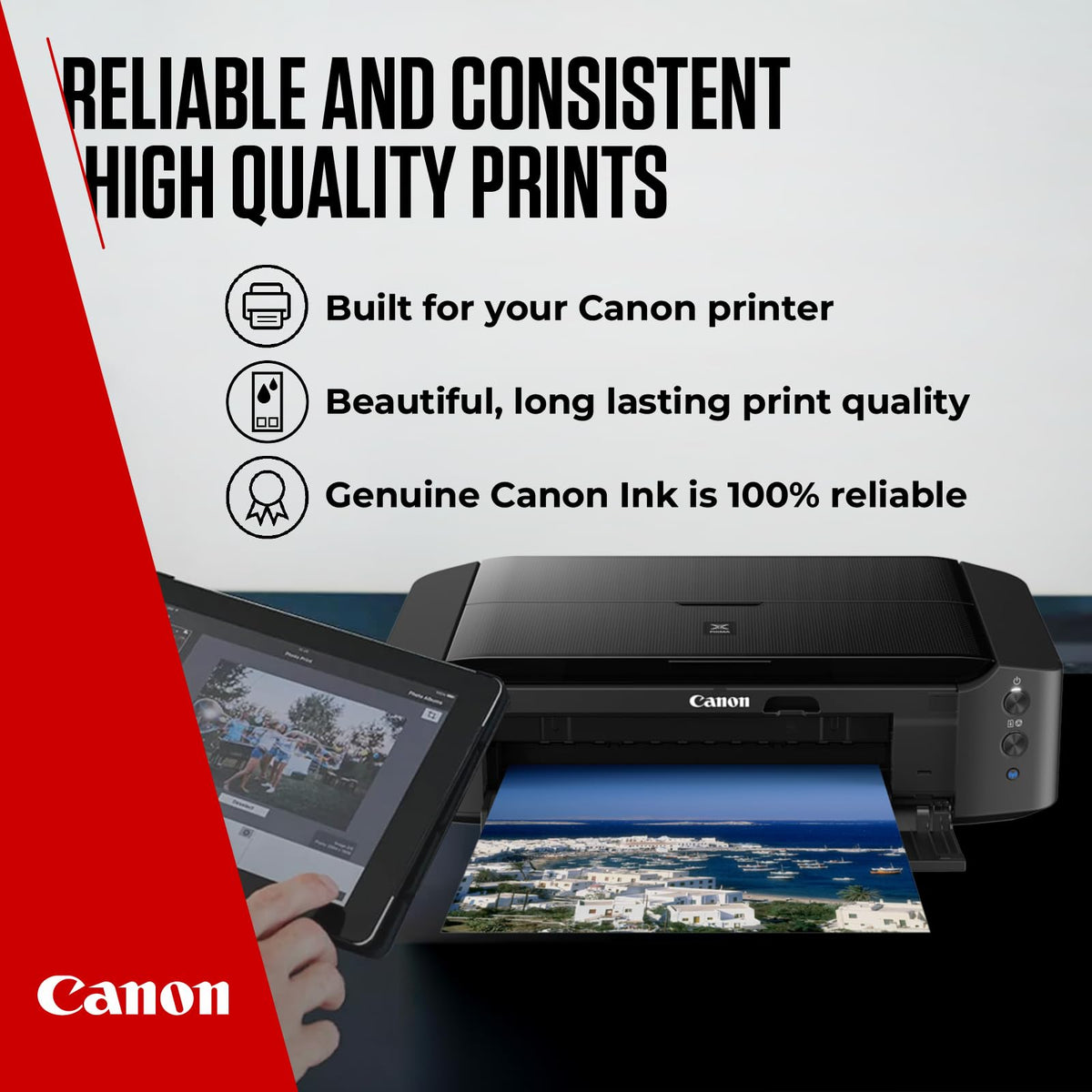 Canon PG-545 + CL-546 BK/C/M/Y Genuine Ink Cartridge Plastic Multipack - PIXMA Printer Compatible