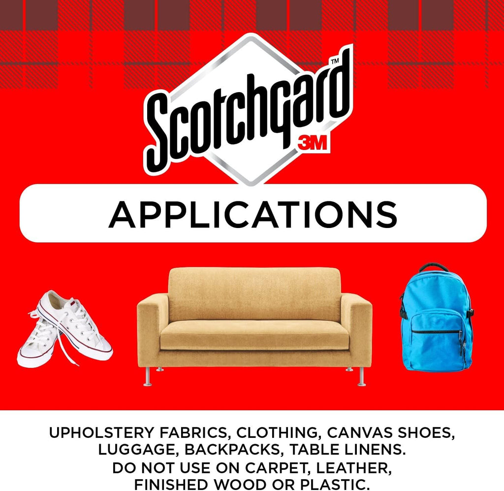 Scotchgard Fabric Water Shield, 2 Cans x 400 ml each - Water Repellent Spray for Clothing and Household Upholstery Items, Long-Lasting, Fragrance free