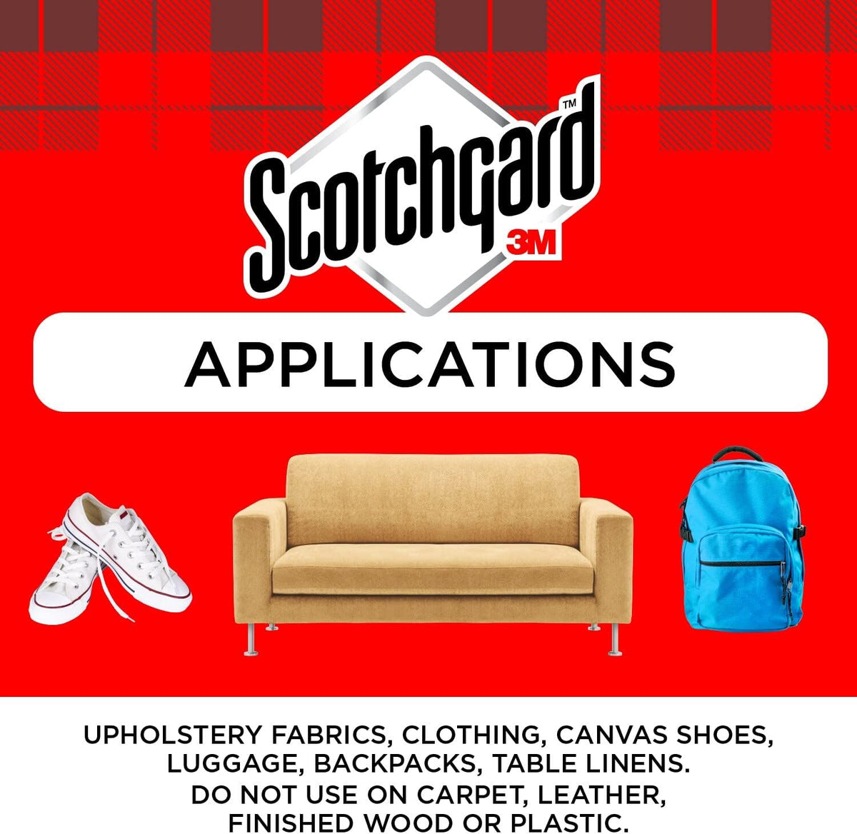 Scotchgard Fabric Water Shield, 2 Cans x 400 ml each - Water Repellent Spray for Clothing and Household Upholstery Items, Long-Lasting, Fragrance free