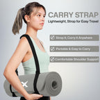 XN8 Sports Yoga Mat 10mm & 15mm Thick NBR Exercise Mat with Carry Strap