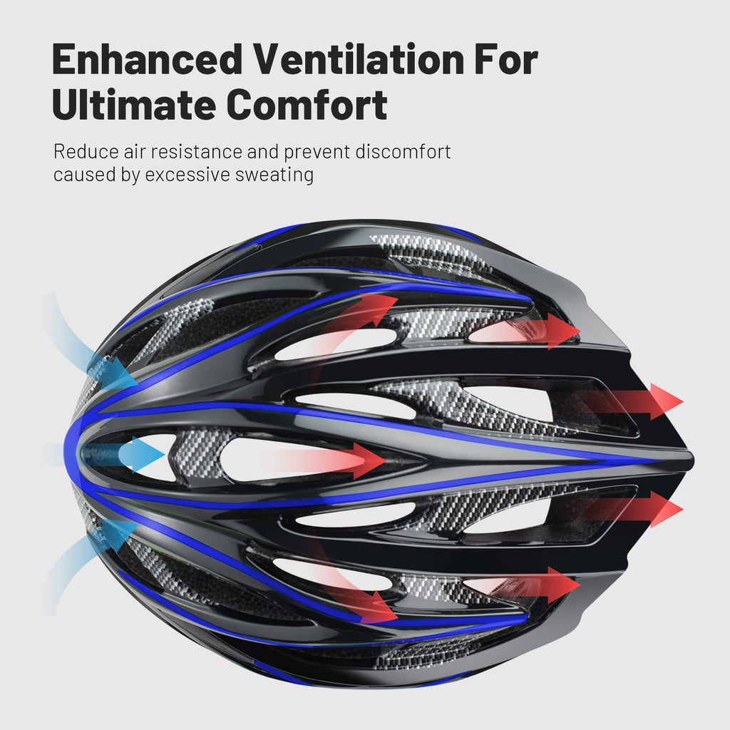 Favoto Bike Helmet for Adult Commute & Road Cycling, Lightweight 27-Vent