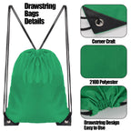 Drawstring Bags for Kids Adults - Swim Gym Sports School Travel Bag