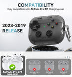 for AirPods Pro 3 Case Cover 2025 with Safety Lock-Clear White