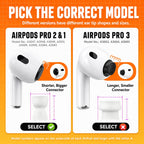 Inesore 4 Pairs Replacement Ear Tips for AirPods Pro 2nd/1st (White)