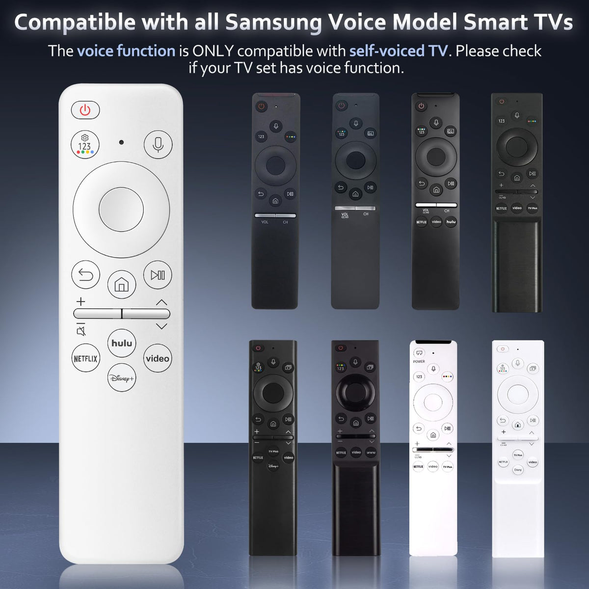 (2 Pack) Cover for Samsung Remote Silicone Protective Case Compatible with Samsung TV Remote Control Cover BN59 Series Glow in The Dark Remote Skin Sleeve