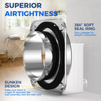 ALORAIR Magnetic Dryer Vent Connector Kit, 4-Inch Quick Connect, DV180