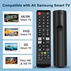 2 Pack Universal Remote for Samsung TV Remote Control with Prime Video, Netflix, Rakute TV Button, Samsung Remote Controls for Smart TV LCD UHD LED Hdtv QLED 3D 4K 8K TVs All