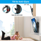 HOME VISION Heavy Duty Tilt TV Wall Mount for 32-86 Inch Flat/Curved Screen