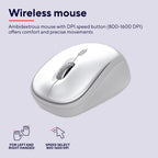 Trust Taro Wired Keyboard and Mouse Set QWERTY UK Layout, Black