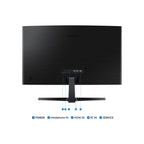 Samsung 24" Essential S3 (S36GD) Series FHD 1800R Curved Computer Monitor