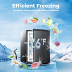 Electactic 3.2 Cu.ft Small Freezer, Mini Upright Freezer, White