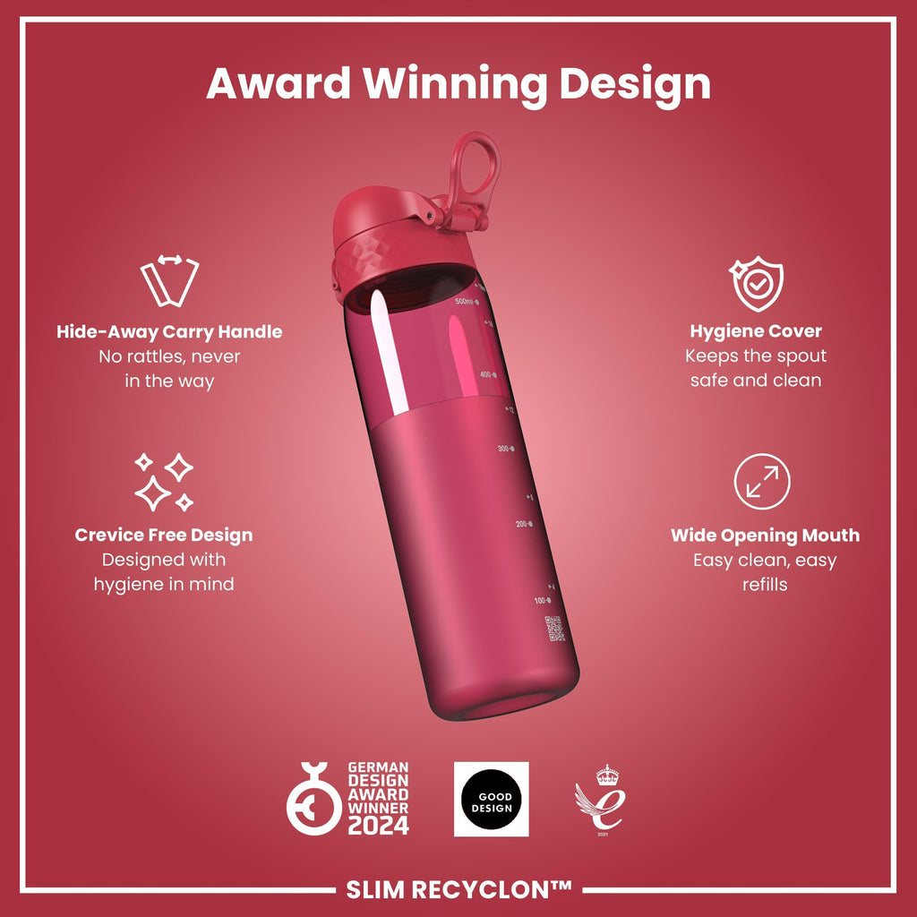 ION8 Leak Proof Water Bottle, 500ml (18oz), Fighter Jets