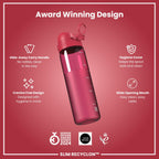 ION8 Leak Proof Water Bottle, 500ml (18oz), Fighter Jets