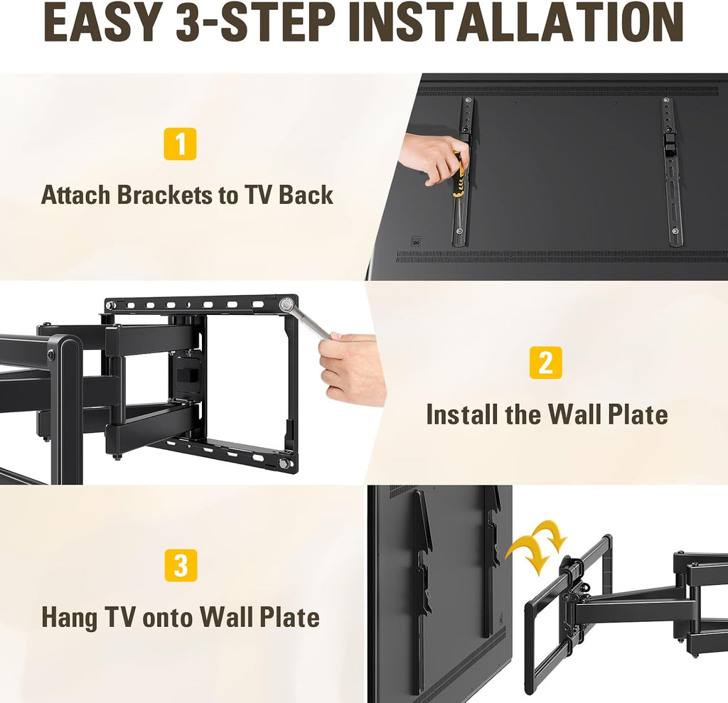 Mounting Dream Full Motion TV Wall Mount for 42-90 Inch TV up to 154lbs