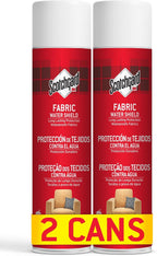 Scotchgard Fabric Water Shield, 2 Cans x 400 ml each - Water Repellent Spray for Clothing and Household Upholstery Items, Long-Lasting, Fragrance free