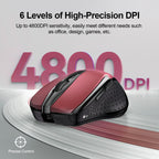TECKNET Bluetooth Mouse, Wireless Mouse Rechargeable
