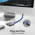 USB 3.0 Cable 1M,5Gbps High Speed Transfer USB to USB Cable USB 3.0 A to A Data Cable Braided Compatible with External Hard Drive/Laptop Cooling Pad/Docking Station/PC/TV/DVD/Printer,Grey