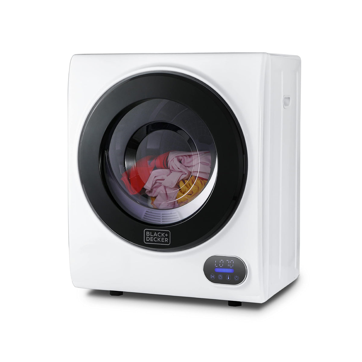 BLACK+DECKER 2.65 Cu. Ft. Portable Dryer, 8.8 lb. Capacity, BCED26, White