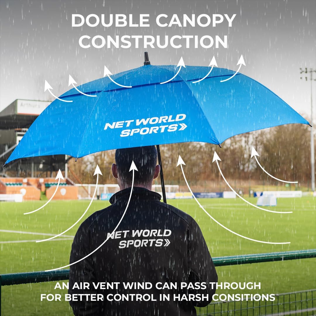FORZA Sport Umbrellas | 60" Double Layered Canopy With a Locking Button For Instant Opening