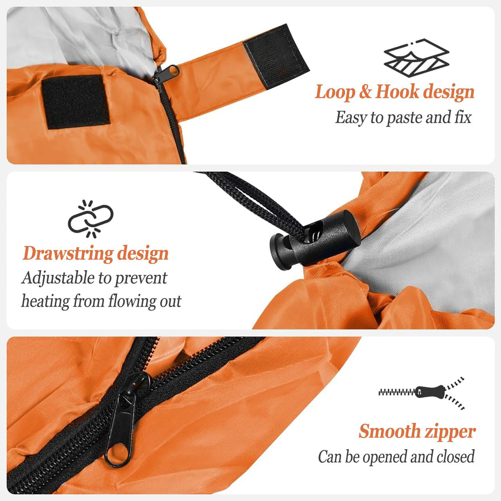 Sleeping Bag for Camping,Sleeping Bags for Adults Backpacking Waterproof,3 Seasons Adult Blanket,Small Packed Ultralight Carry Bag, Soft,Thick and Warm,for Outdoor Camping,Travel,Hiking