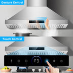 42 inch Range Hood Under Cabinet 1200 CFM Stainless Steel Stove Vent Hoods