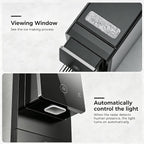COWSAR Nugget Countertop Ice Maker, Automatic Ice Dispenser, 33 lbs/Day Chewable Pellet Ice Machine with Self-Cleaning & Measured Dispensing, Portable Ice Maker for Home, Kitchen, Office