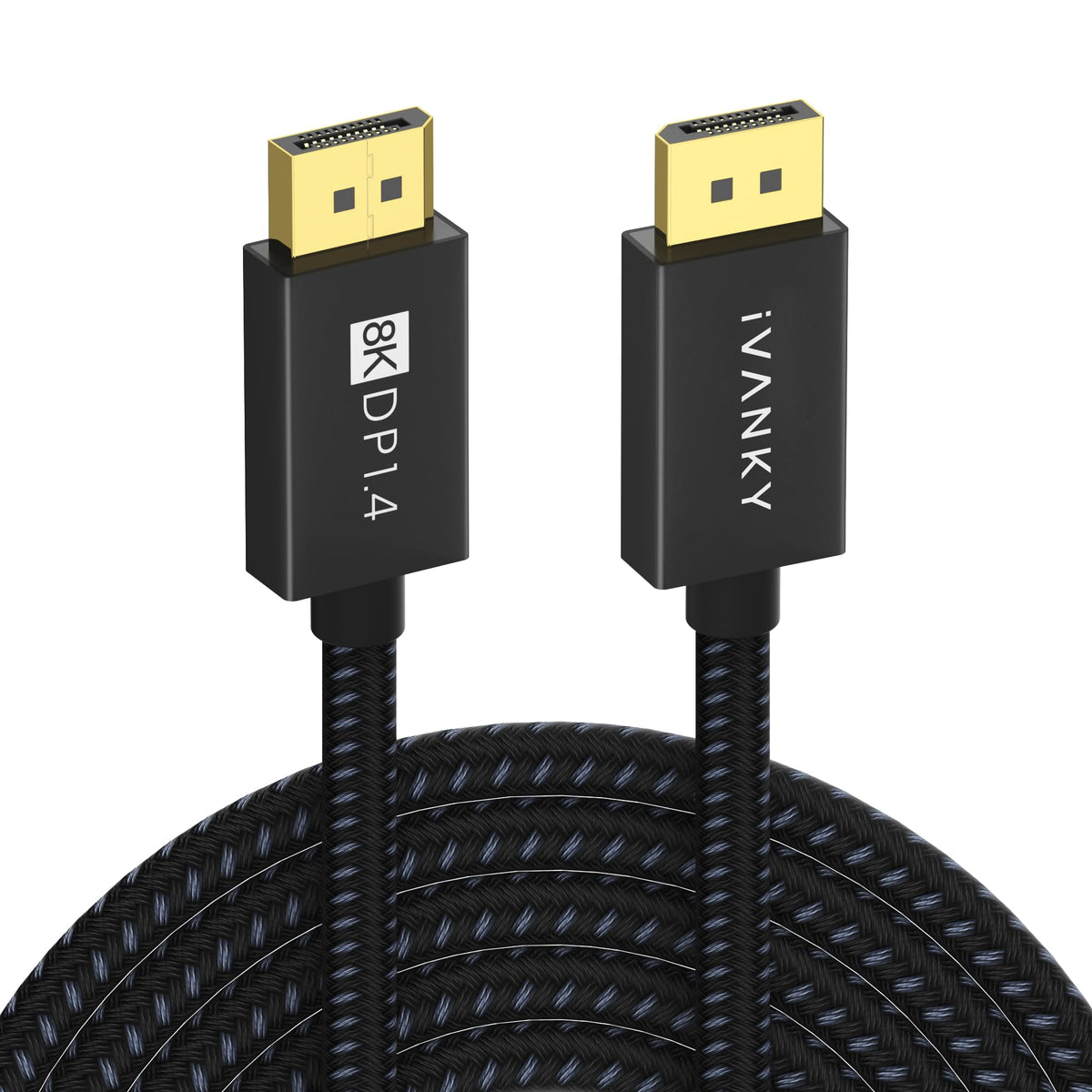 IVANKY VESA Certified 8K DisplayPort Cable 1.4, 6.6ft DP Cable Supports HDR