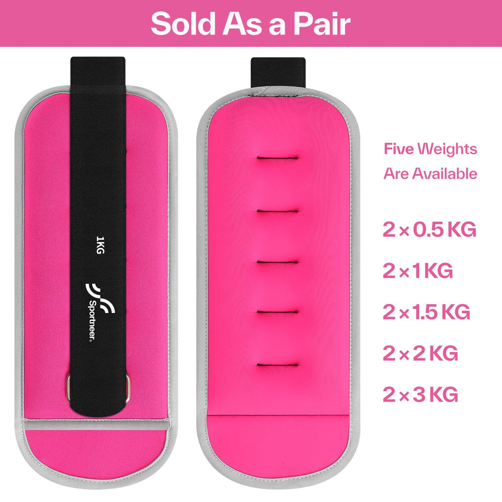 Sportneer Ankle Weights, Leg Weights Wrist Weights Straps