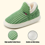 Misolin Slippers Women Clouds Bootie Corduroy Memory Foam Warm House Shoes