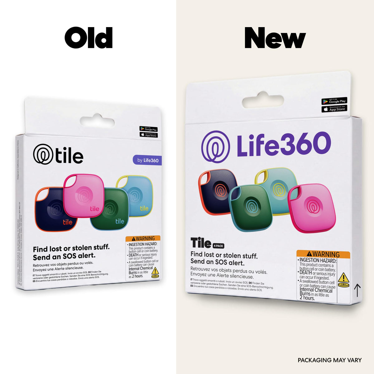 Life360 Tile - Bluetooth Tracker, Keys Finder and Item Locator for Keys, Bags and More. Phone Finder. Both iOS and Android Compatible. 1-Pack (Black)