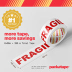 Packatape - 3 Rolls Per Pack 48MM x 66M Brown Packaging Tape for Parcels and Boxes. This 3 rolls pack of Heavy Duty Brown Packing Tape Provides a Strong, Secure and Sticky Seal for your Boxes