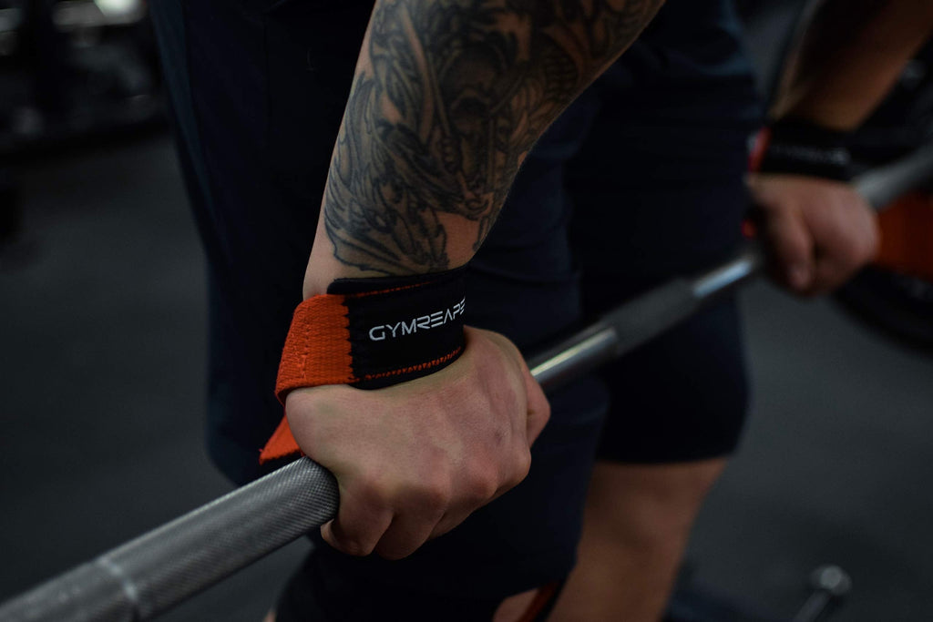 Gymreapers Lifting Wrist Straps for Weightlifting, Bodybuilding, Powerlifting, Strength Training, & Deadlifts - Padded Neoprene with 18" Cotton