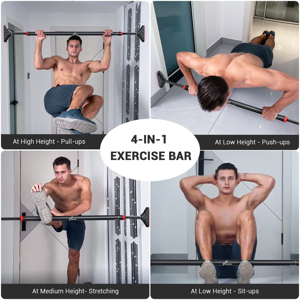 Sportneer Pull Up Bar Doorway Chin Up Bar No Screws