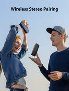 Anker soundcore 2 Portable Bluetooth Speaker, 24-Hour Playtime, IPX7